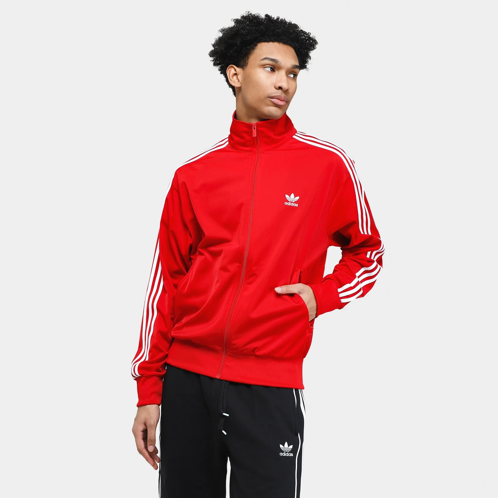 adidas Originals Adicolor Classics Firebird Track Jacket Better Scarlet / White