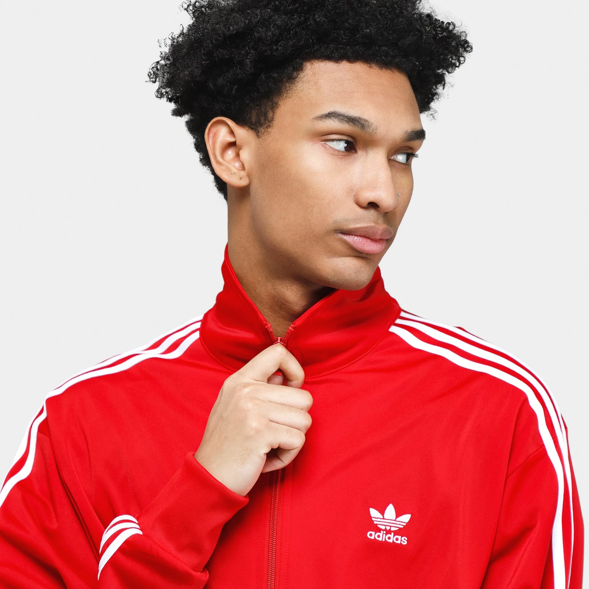 adidas Originals Adicolor Classics Firebird Track Jacket Better Scarlet / White