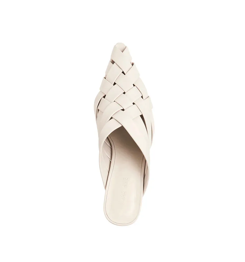 ALIAS MAE Womens Golan  Leather Mules - Bone