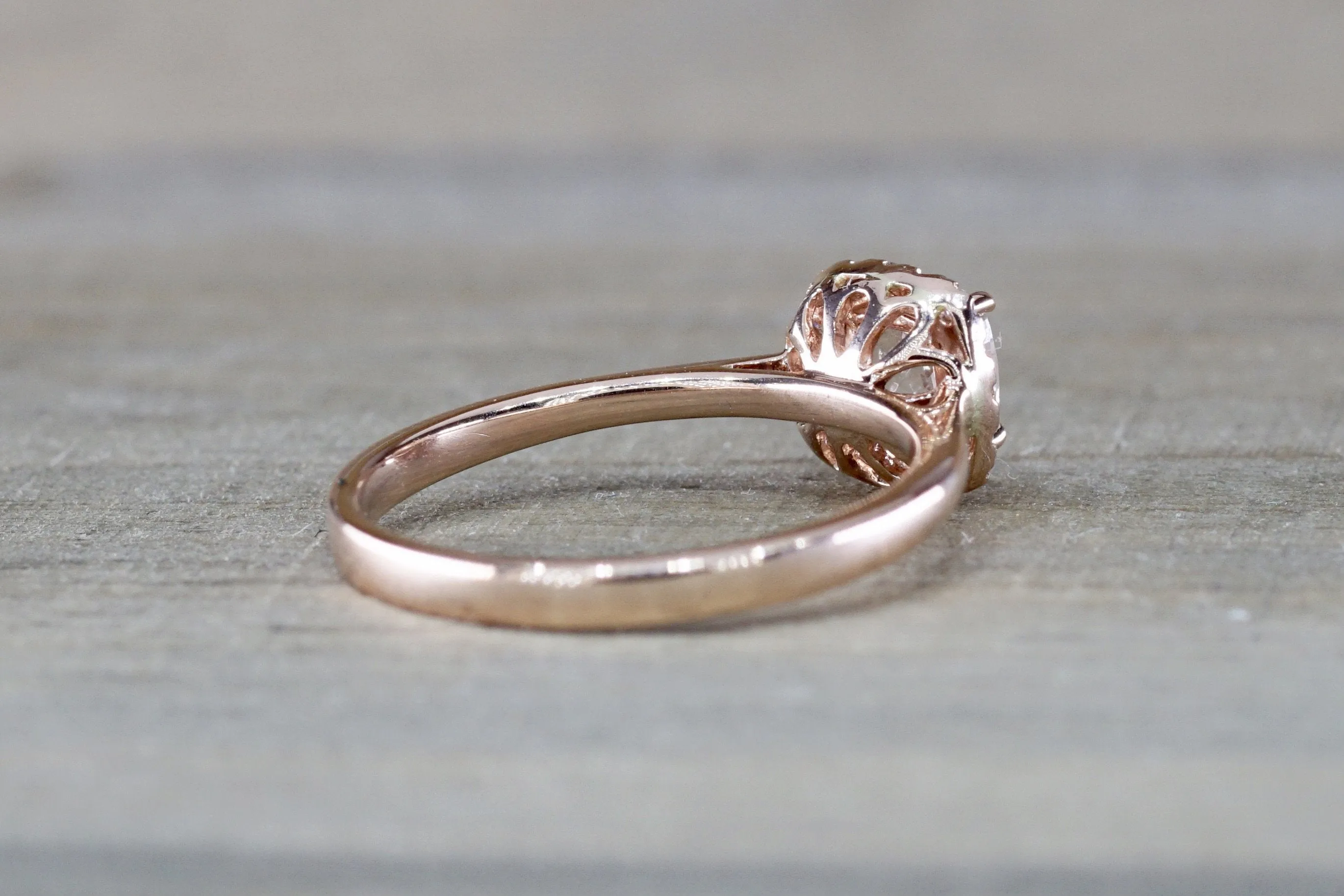 Andrea Halo Solitaire 5mm Cushion Morganite M3021