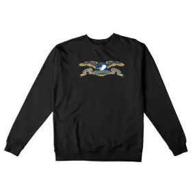 Anti Hero Skateboards Sweatshirt Eagle Crew Black/Blue