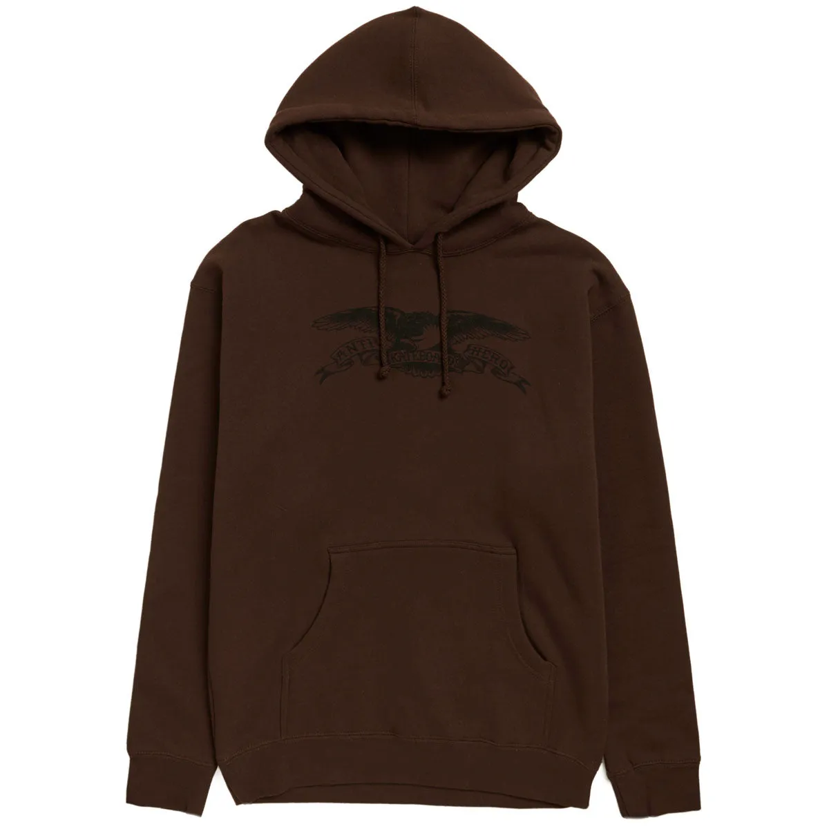 ANTIHERO SKATEBOARDS BASIC EAGLE HOODIE BROWN BLACK