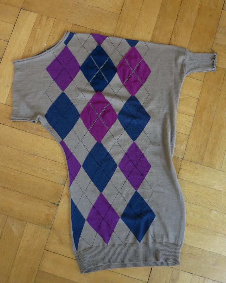       Argyle dress    