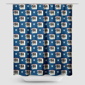 BA - Shower Curtain