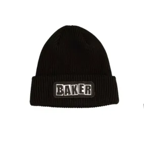 Baker Skateboards Beanie Brand Logo Patch Black