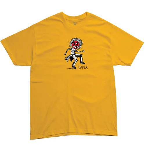 Baker Skateboards Shirt Jolly Boogie Gold