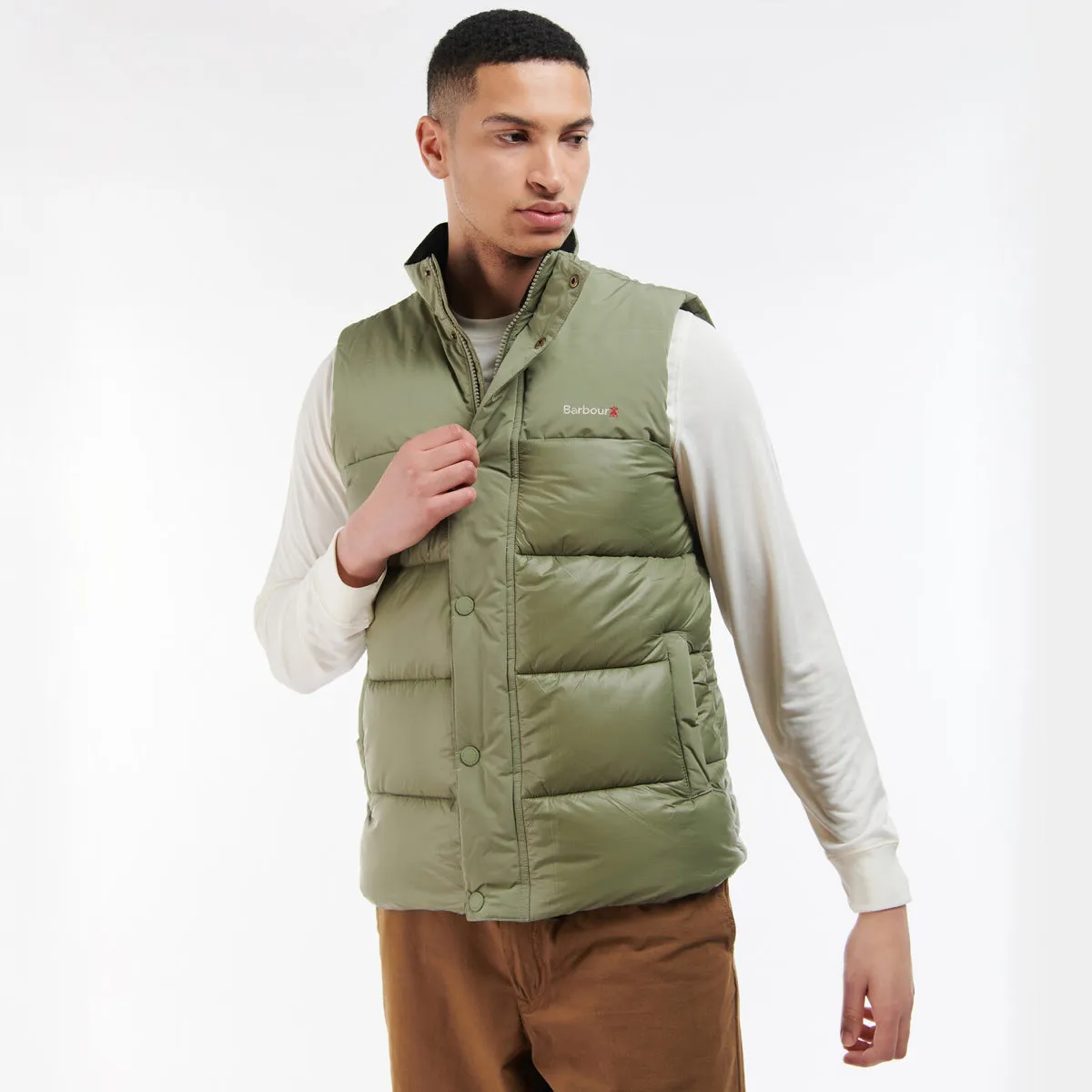 Barbour Grassland Insulated Men's Vest | Light Moss