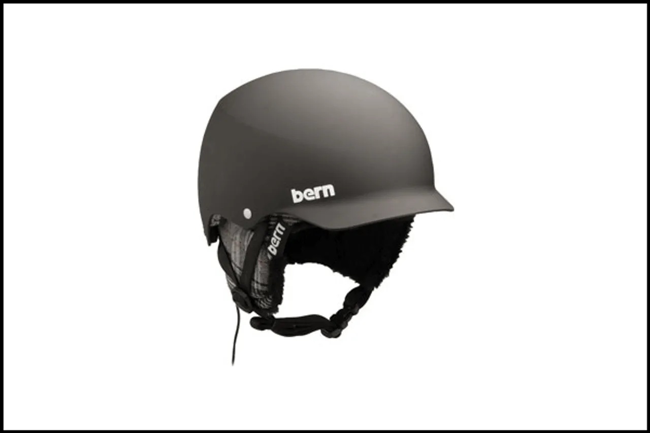 Bern Baker Helmet- Plaid With Audio