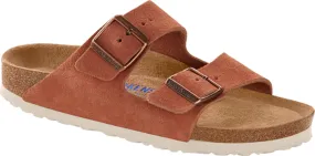 Birkenstock Arizona mules pastel red Suede leather