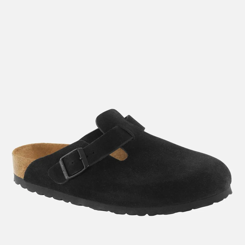 Birkenstock Women's Boston Suede Slim-Fit Mules - UK 8 | Coggles