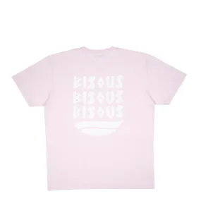 Bisous Skateboards - Cap d'Agde T-Shirt - Light Pink-