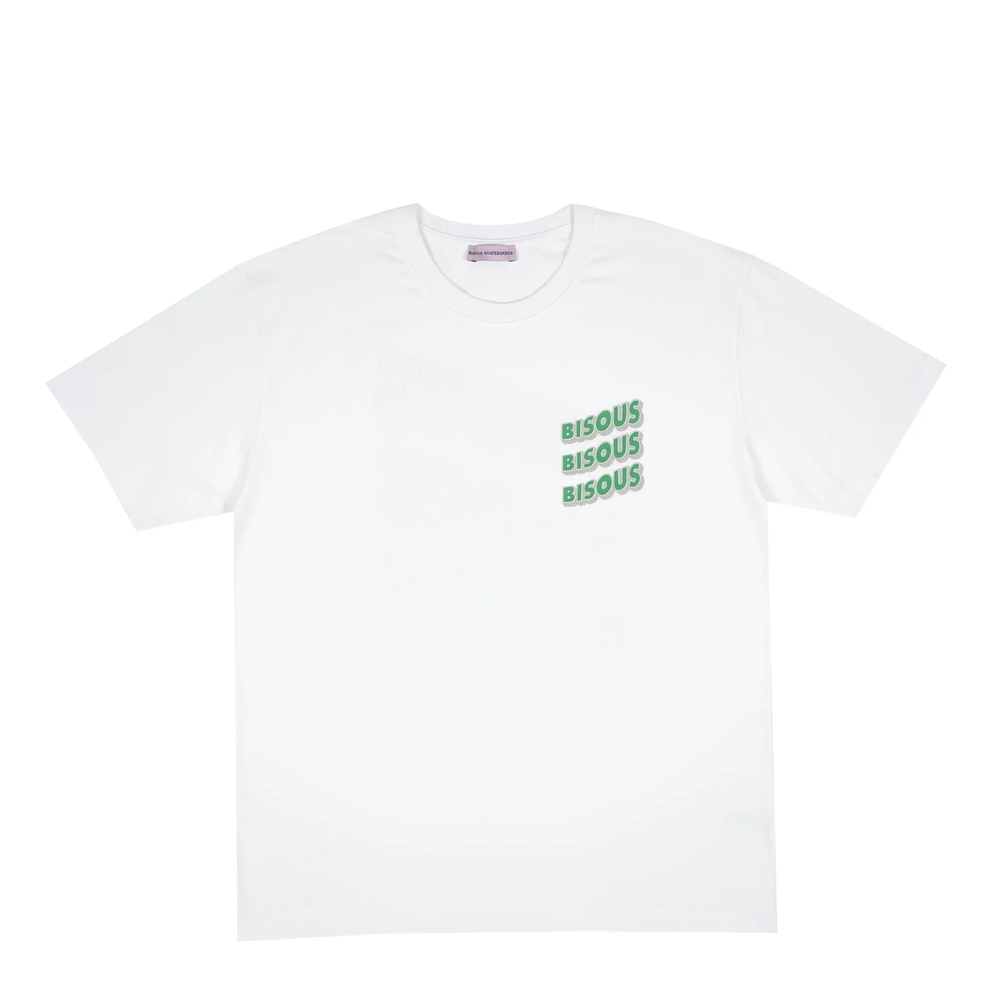 Bisous Skateboards - Sonics T-Shirt - White