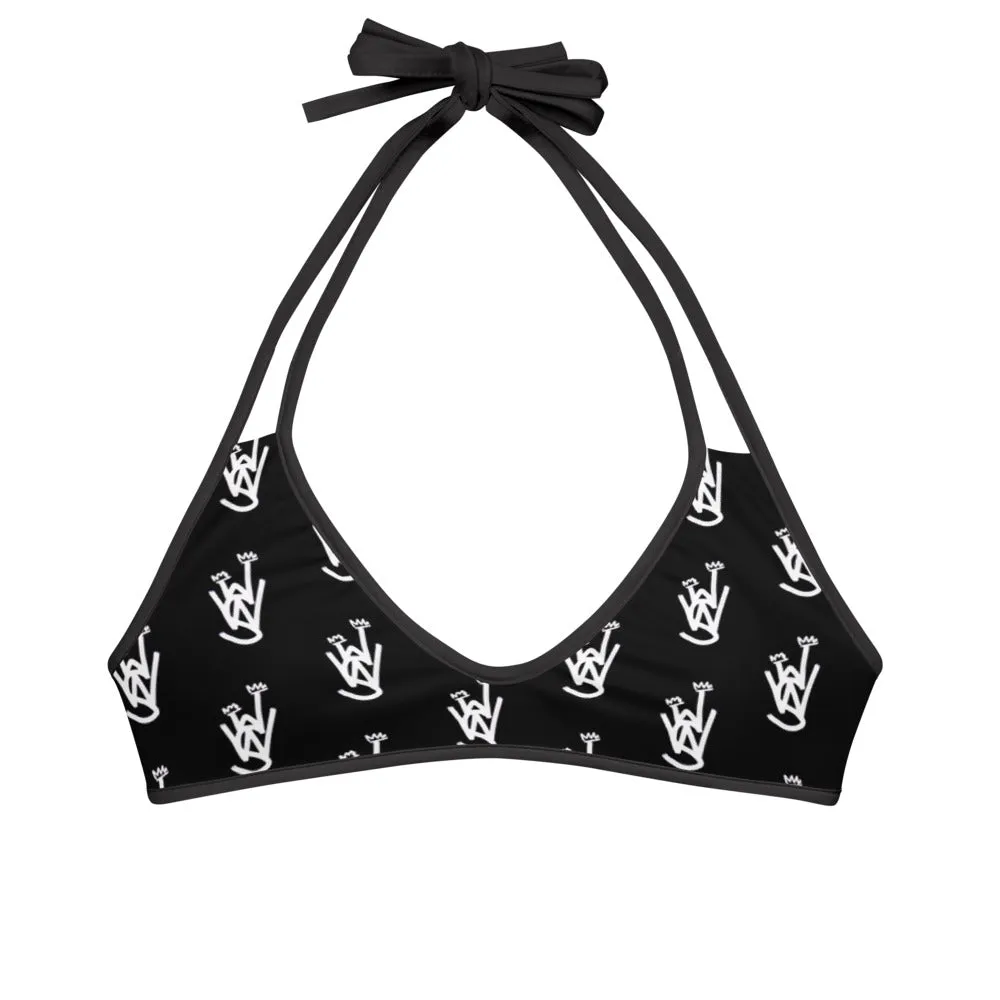 BLACK Reversible Bikini Top