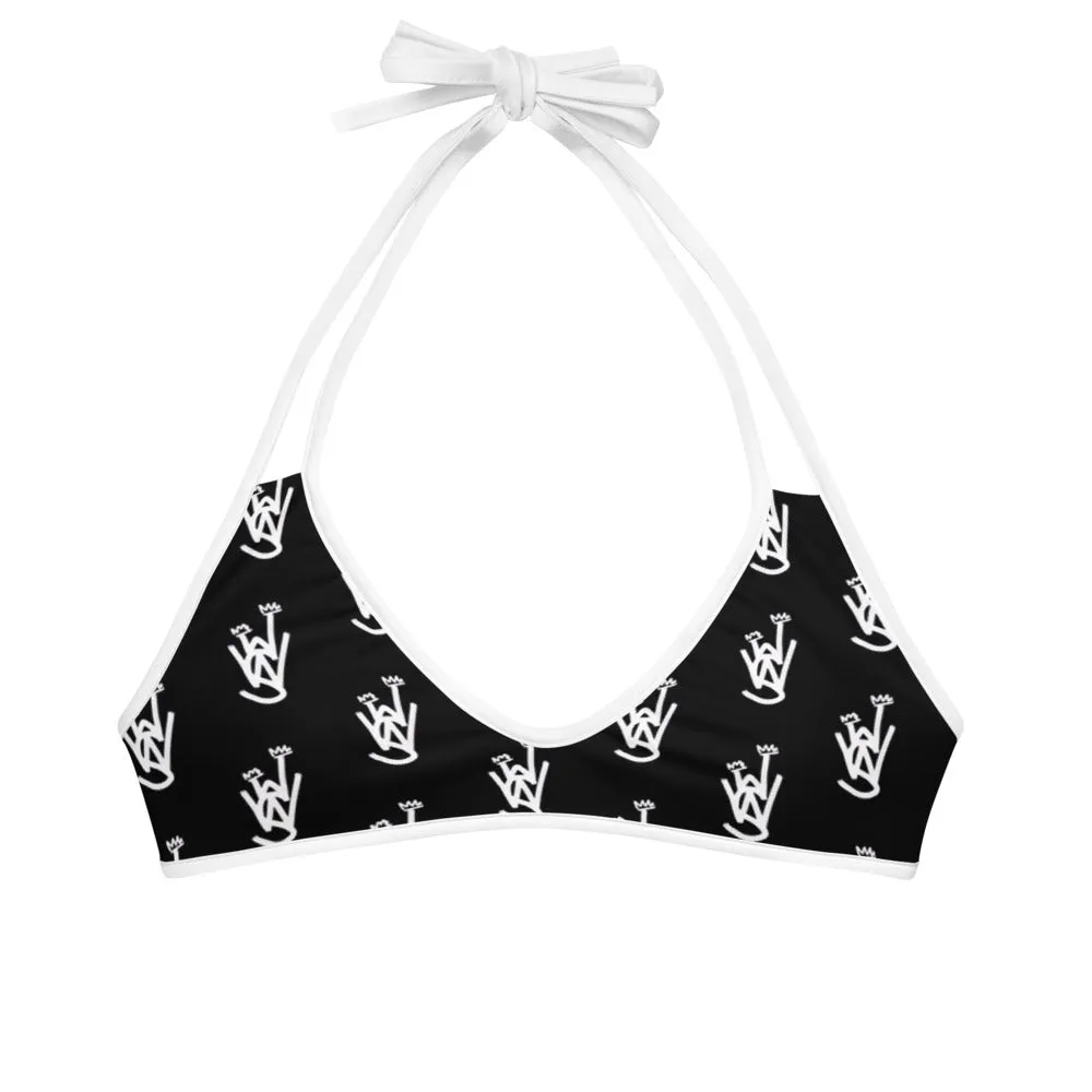 BLACK Reversible Bikini Top