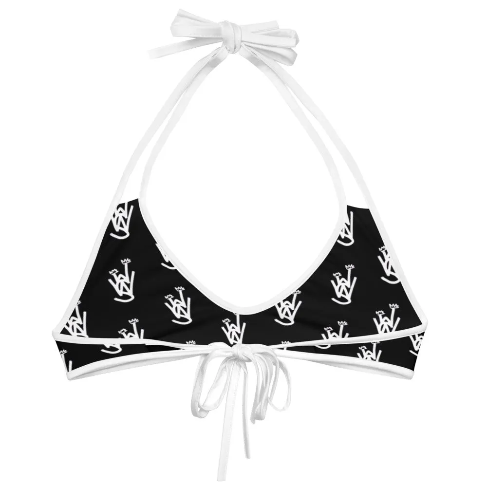 BLACK Reversible Bikini Top