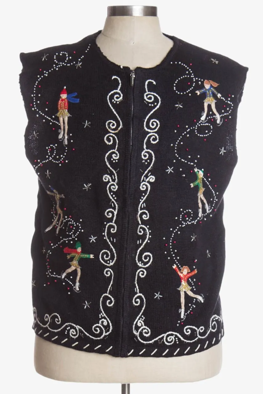 Black Ugly Christmas Vest 37639