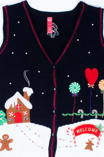 Black Ugly Christmas Vest 54773