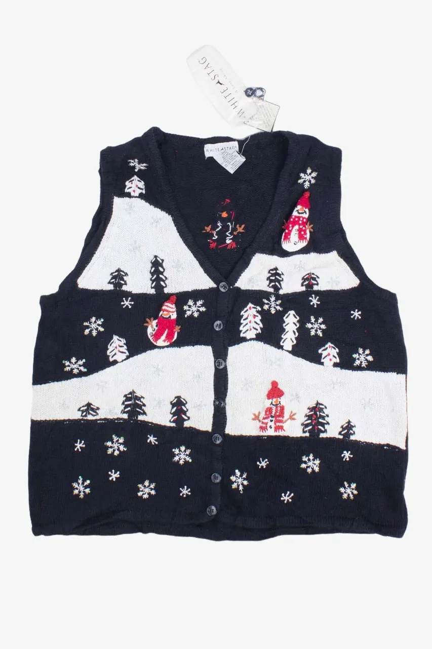 Black Ugly Christmas Vest 55143