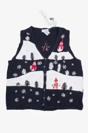 Black Ugly Christmas Vest 55143