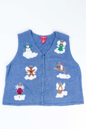 Blue Ugly Christmas Vest 54719