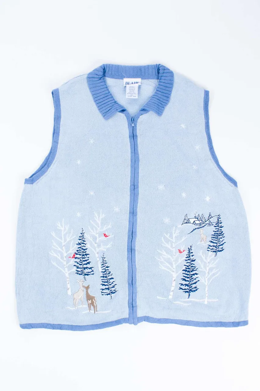 Blue Ugly Christmas Vest 54759