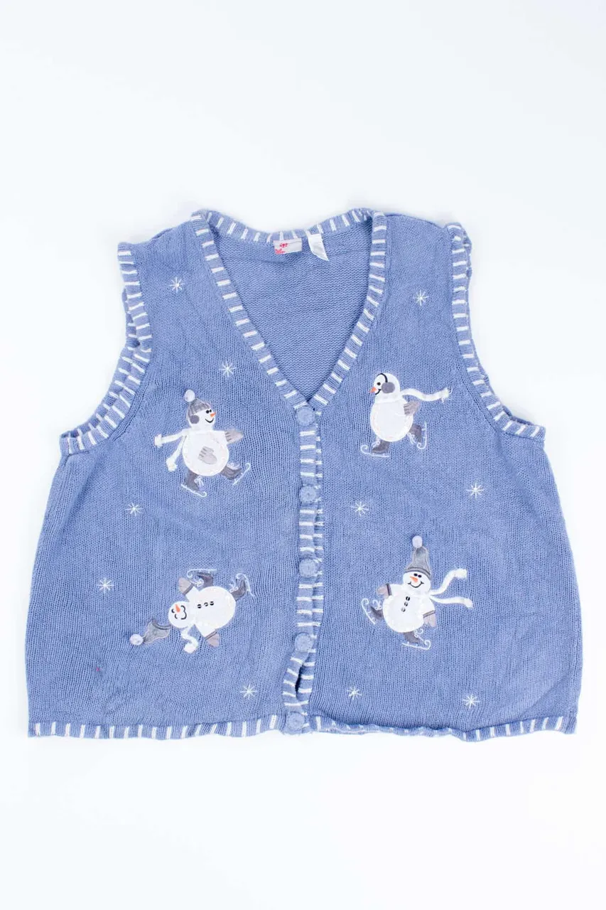 Blue Ugly Christmas Vest 54815