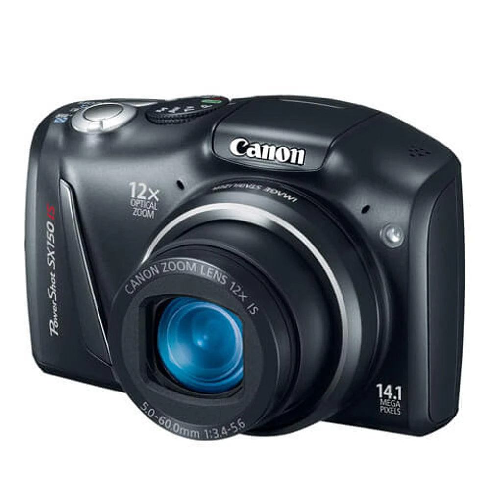 Canon PowerShot SX150 IS PowerShot 14.0 Megapixel Digital Camera - OPEN BOX SX150IS 5664B001 | Electronic Express