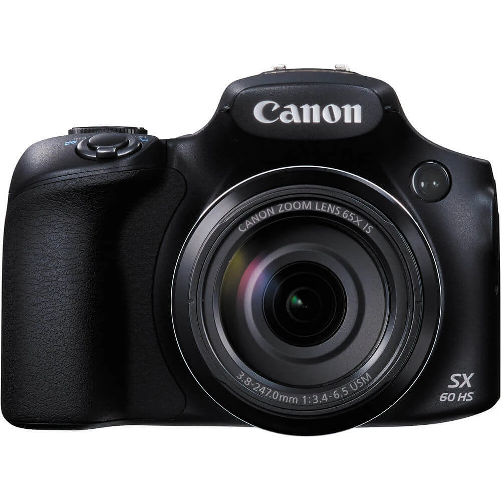 Canon SX60 HS PowerShot HS 16.1MP 65x Zoom Black Digital Camera - OPEN BOX SX60 | Electronic Express