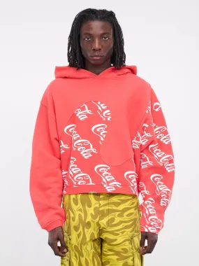 Coca-Cola Swirl Hoodie (ERL08T024-RED)