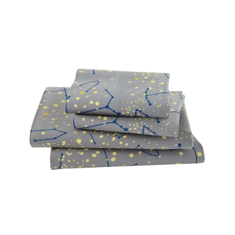 Crate&Barrel Organic Constellation Kids Pillowcase