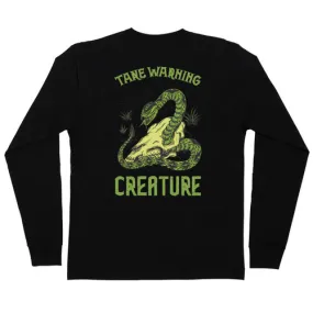 Creature Skateboards Longsleeve Shirt Take Warning Eco Black