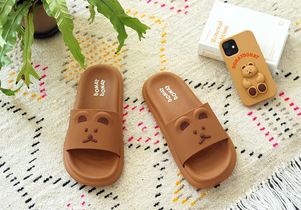 Cute Bears Cats Characters Comfy Slippers Womens Sandals Shoes Office School Home Bath Cushions EVA Bottom Outdoor Indoor Non-sl