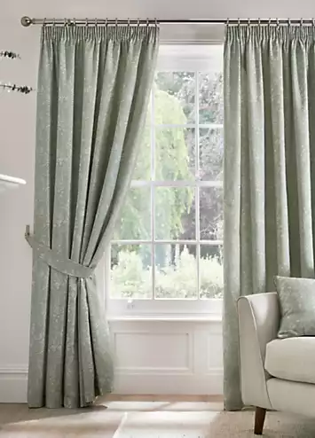 Dreams & Drapes Aveline Pair of Pencil Pleat Lined Curtains | Kaleidoscope