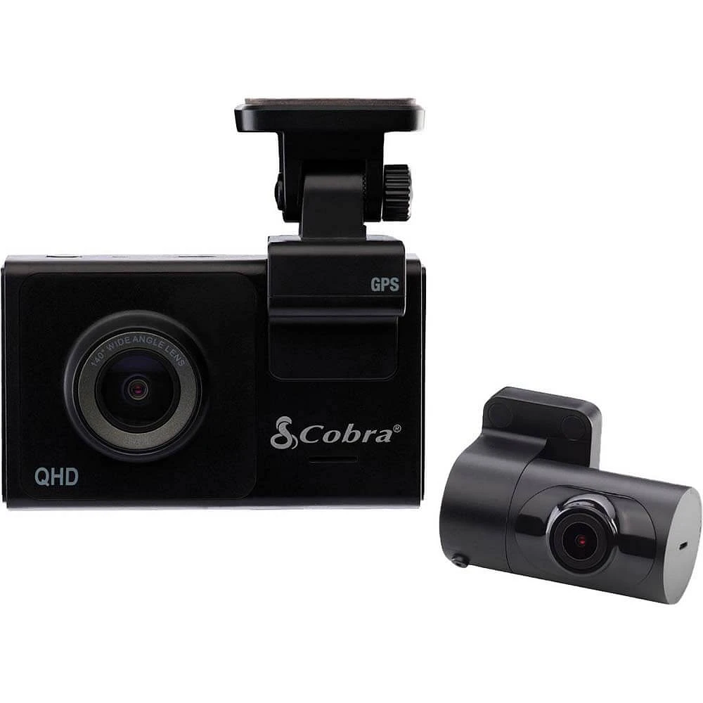 Dual-View Smart Dash Cam with Rear-View Accessory Camera | Electronic Express