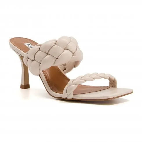 Dune London Message | Ecru | Women's Plaited Strap Mules