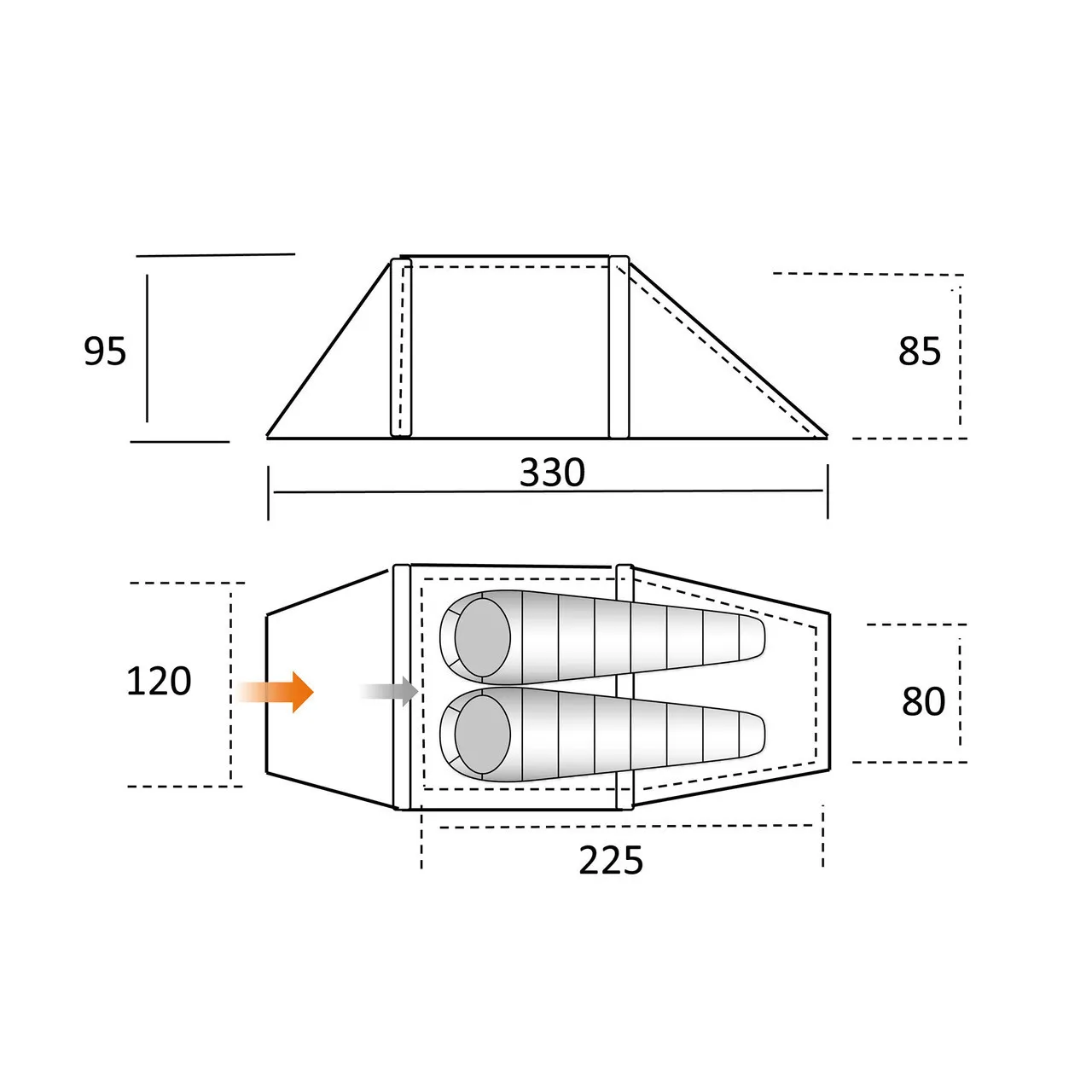 F10 Xenon UL Air 2 Tent