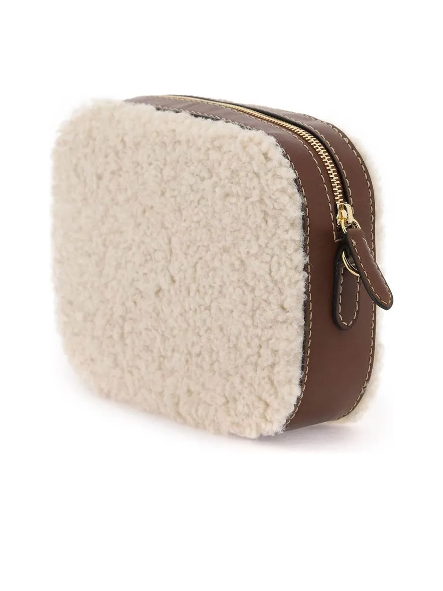 Faux Shearling Camera Bag