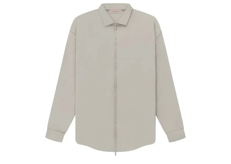 Fear of God Essentials Filled Nylon Shirt Jacket 'Seal'