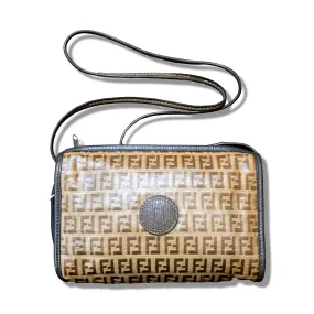 Fendi Zucchino Coated Canvas Crossbody Bag