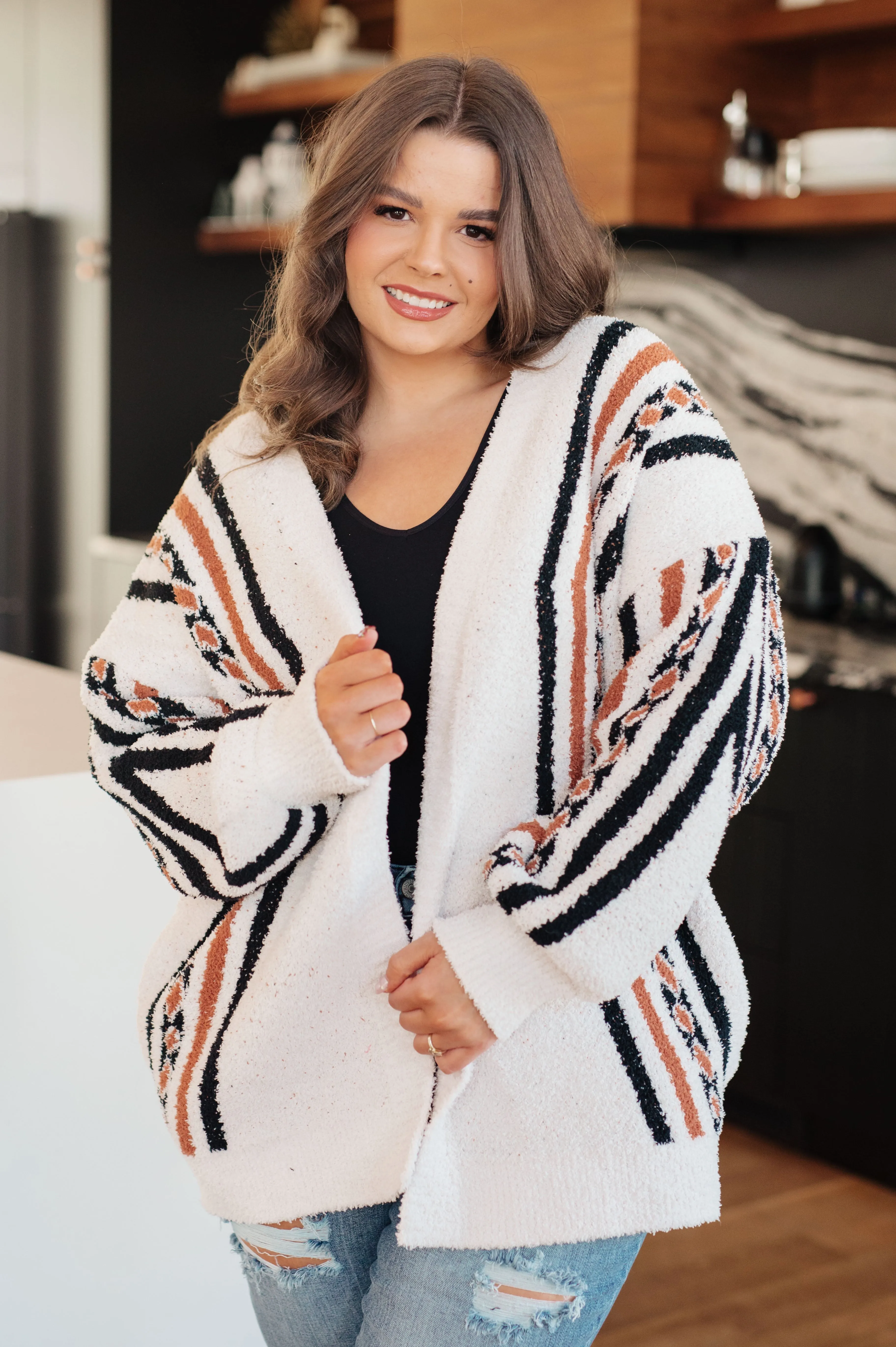 Francesca Aztec Print Cardigan