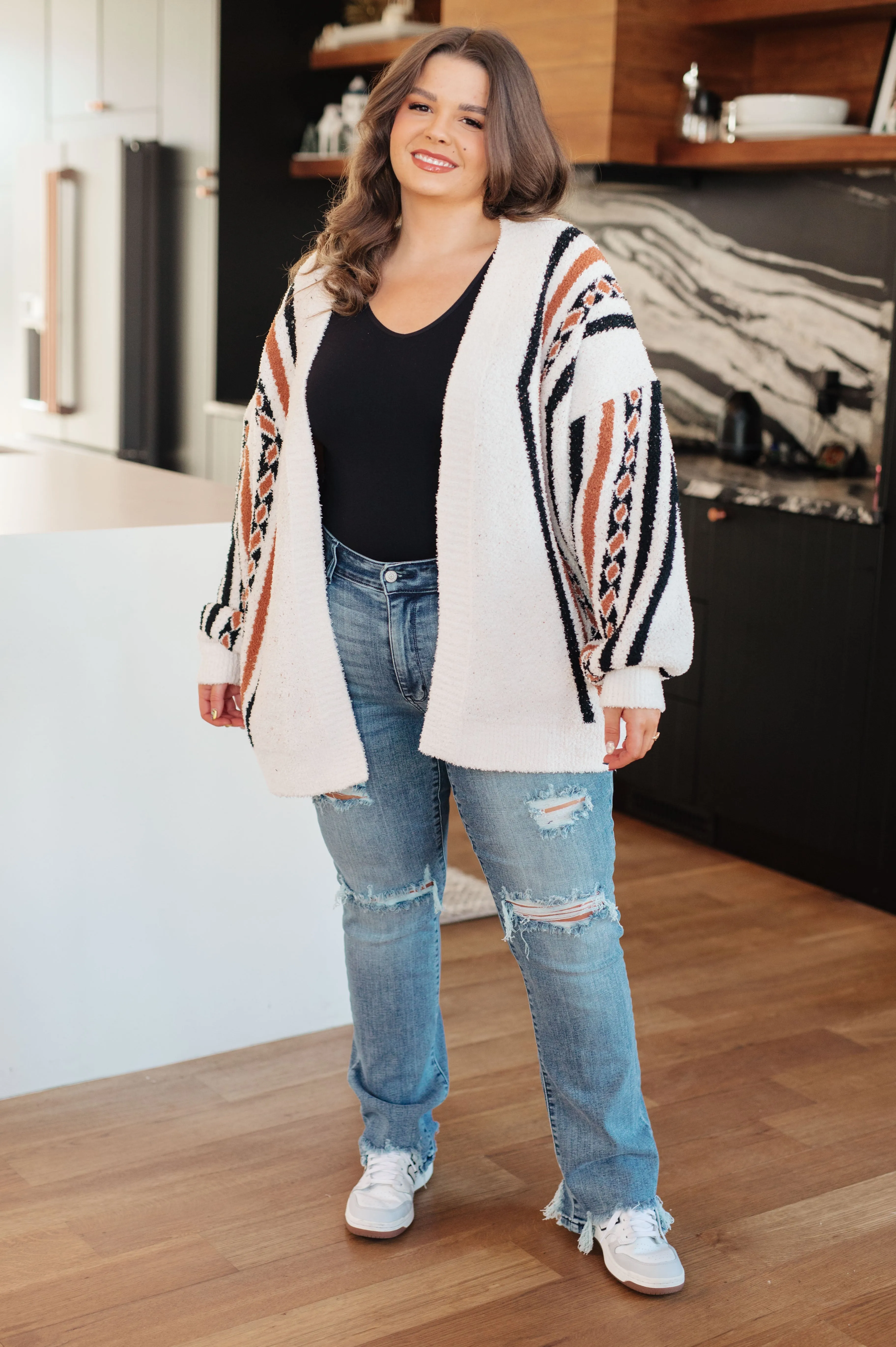 Francesca Aztec Print Cardigan