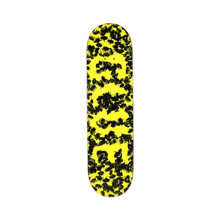 GLUE SKATEBOARDS SWARM LOGO DECK YELLOW 8.375