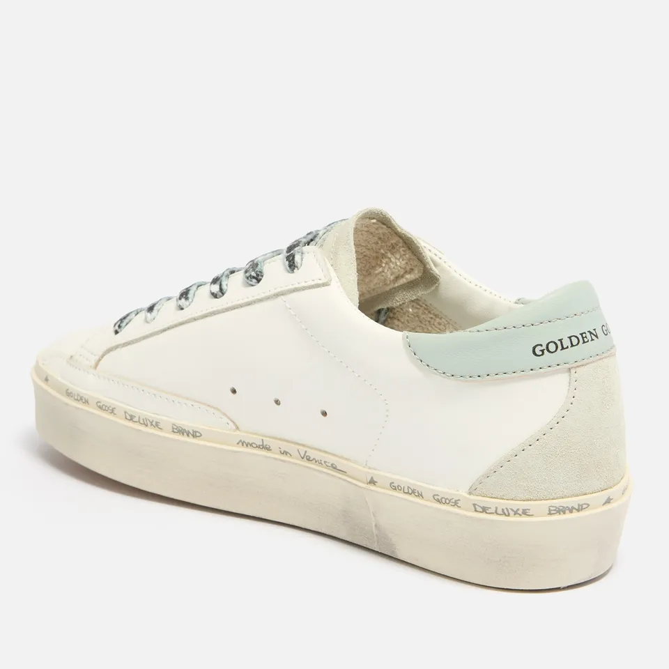 Golden Goose Women's Hi-Star Leather Flatform Trainers - UK 5 | Coggles