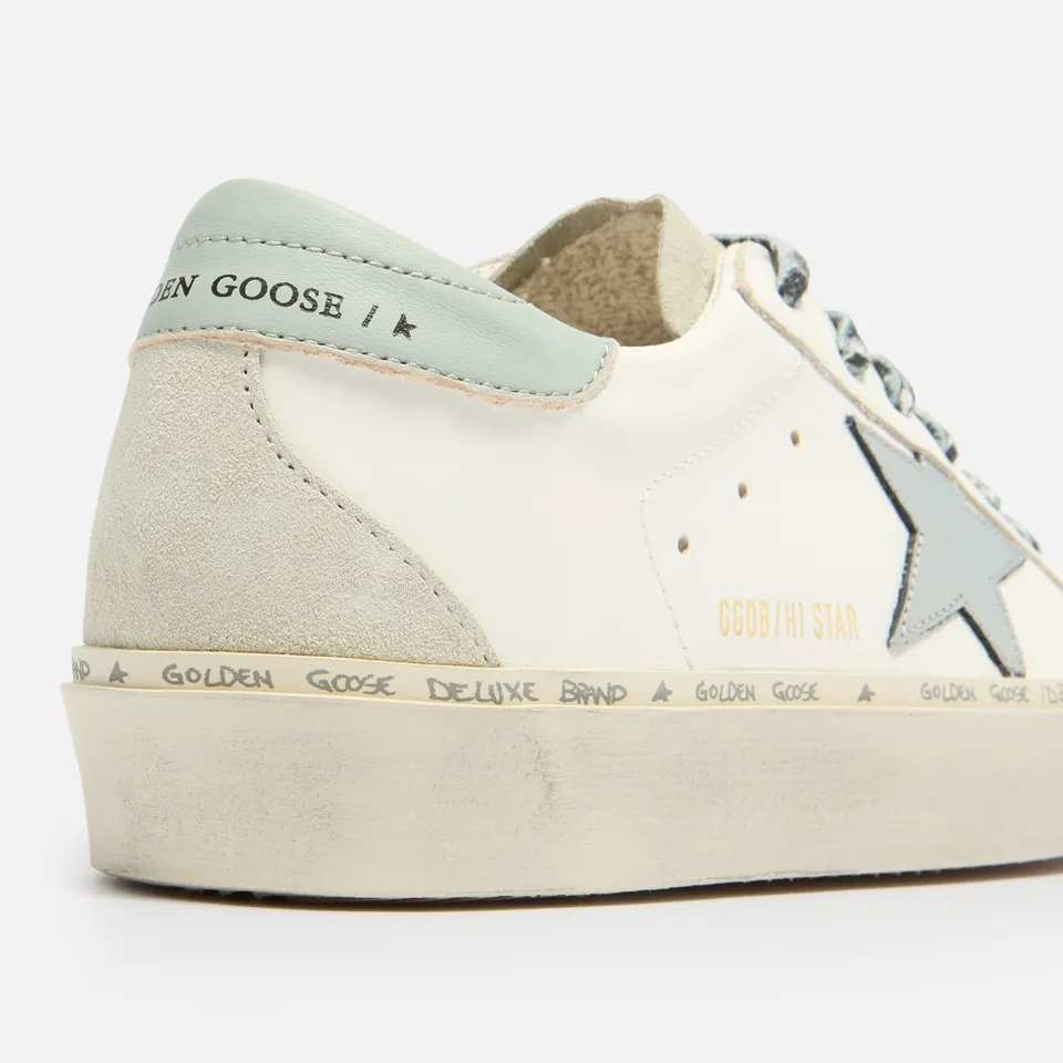 Golden Goose Women's Hi-Star Leather Flatform Trainers - UK 5 | Coggles