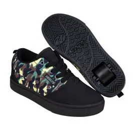 Heelys Pro 20 Canvas Trainers - Black/Camo Nylon