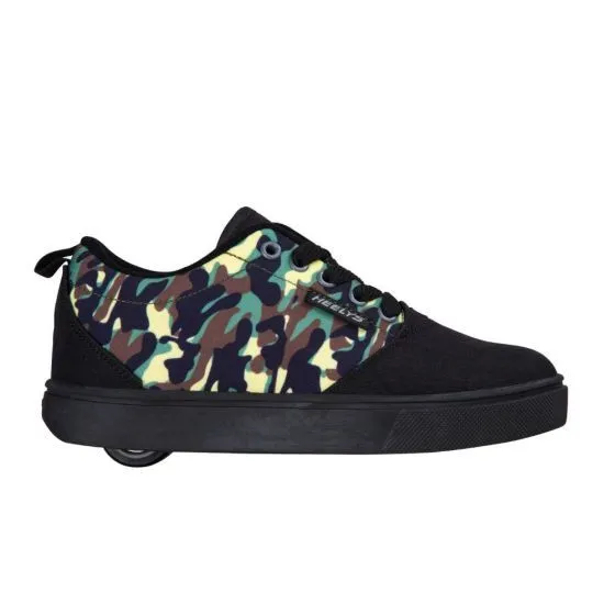 Heelys Pro 20 Canvas Trainers - Black/Camo Nylon