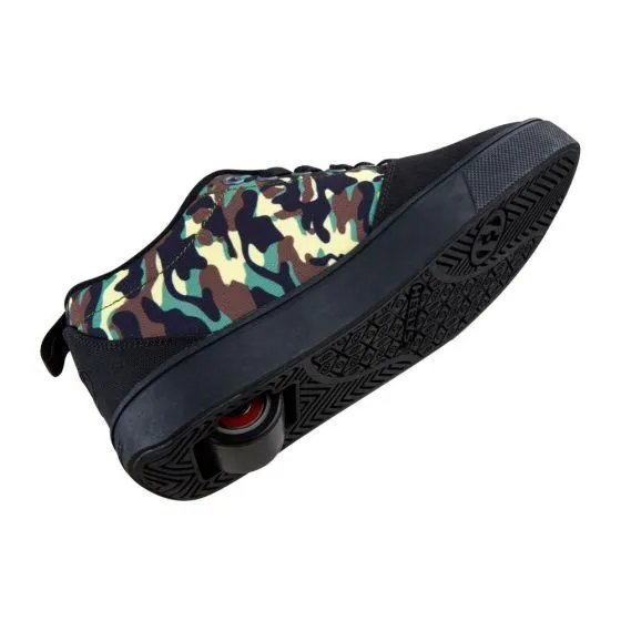 Heelys Pro 20 Canvas Trainers - Black/Camo Nylon