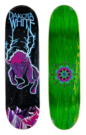 Hell Sick Skateboards Dakota White Deck - (8.0-9.0