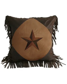 HiEnd Accents Fringe Star Pillow