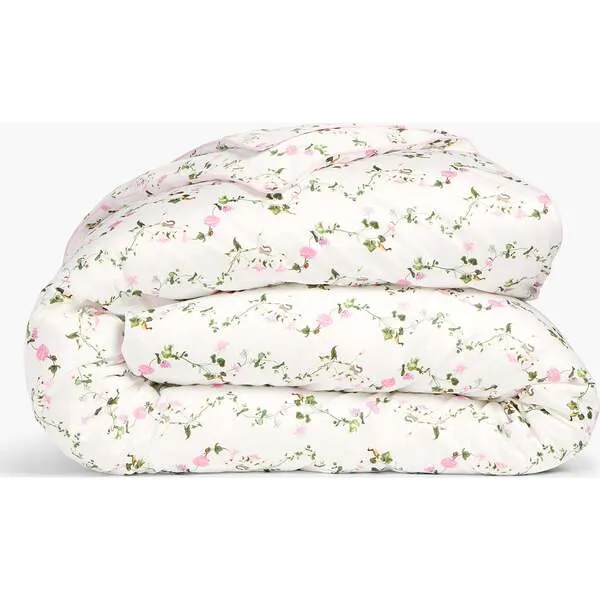 Hill House Home Duvet Cover, Pink Pond Floral